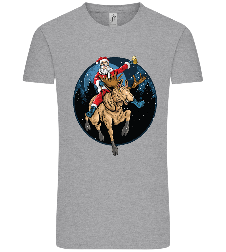 Santa Joyride Design - Comfort Unisex T-Shirt_ORION GREY_front