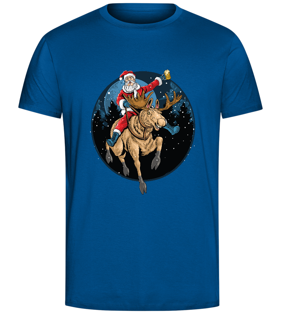 Santa Joyride Design - Comfort Unisex T-Shirt_ROYAL_front