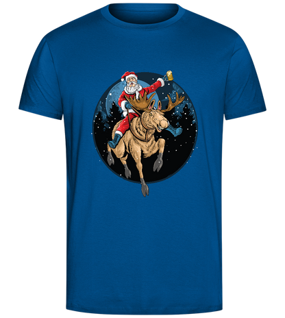 Santa Joyride Design - Comfort Unisex T-Shirt_ROYAL_front