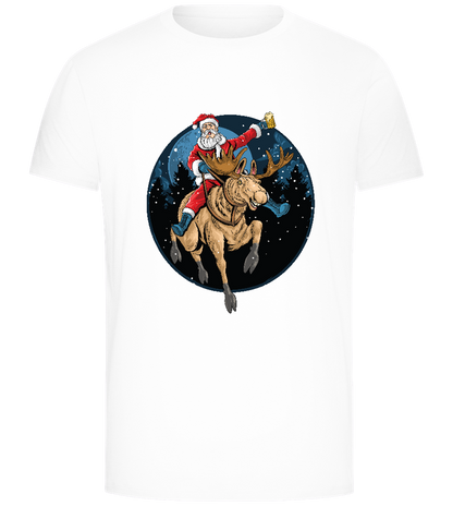 Santa Joyride Design - Comfort Unisex T-Shirt_WHITE_front