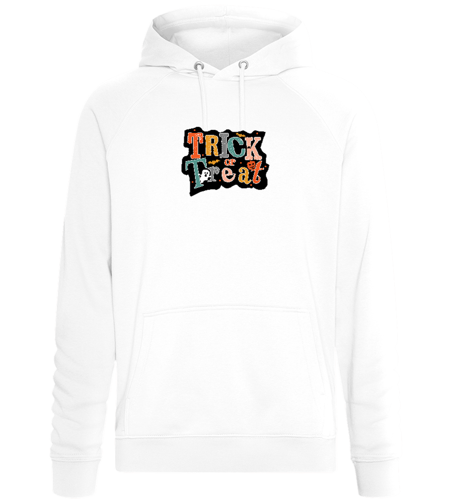 Spooky Trick or Treat Design - Comfort unisex hoodie_WHITE_front