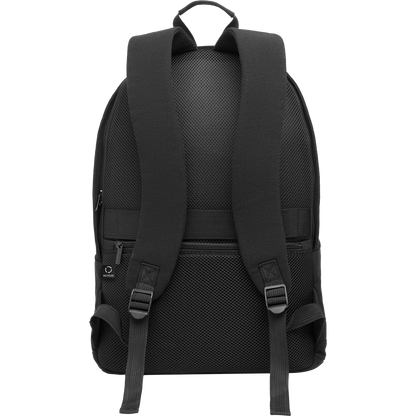 Recycled Cotton Laptop Backpack_BLACK_back