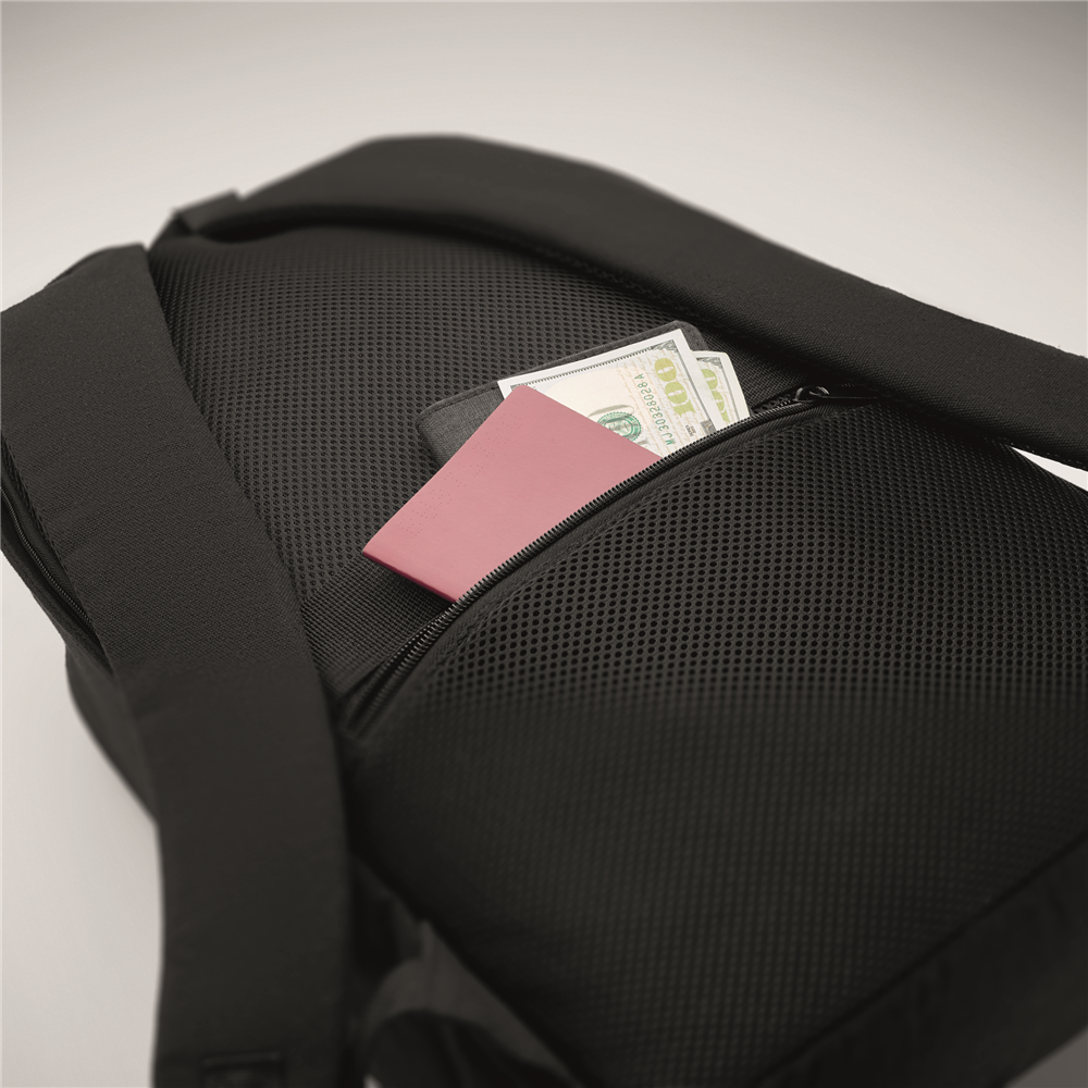 Recycled Cotton Laptop Backpack_BLACK_DETAILEDIMAGE_back_6