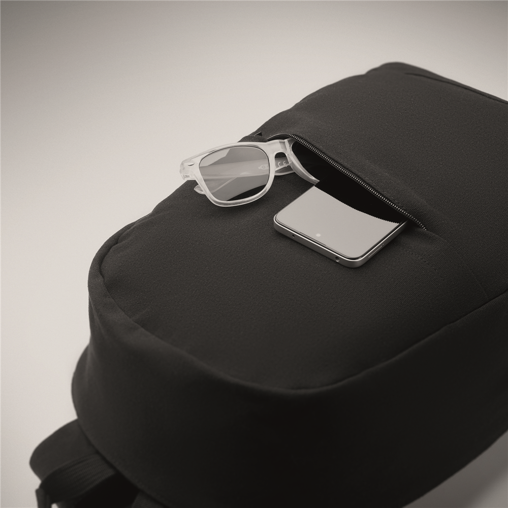 Recycled Cotton Laptop Backpack_BLACK_DETAILEDIMAGE_back_3