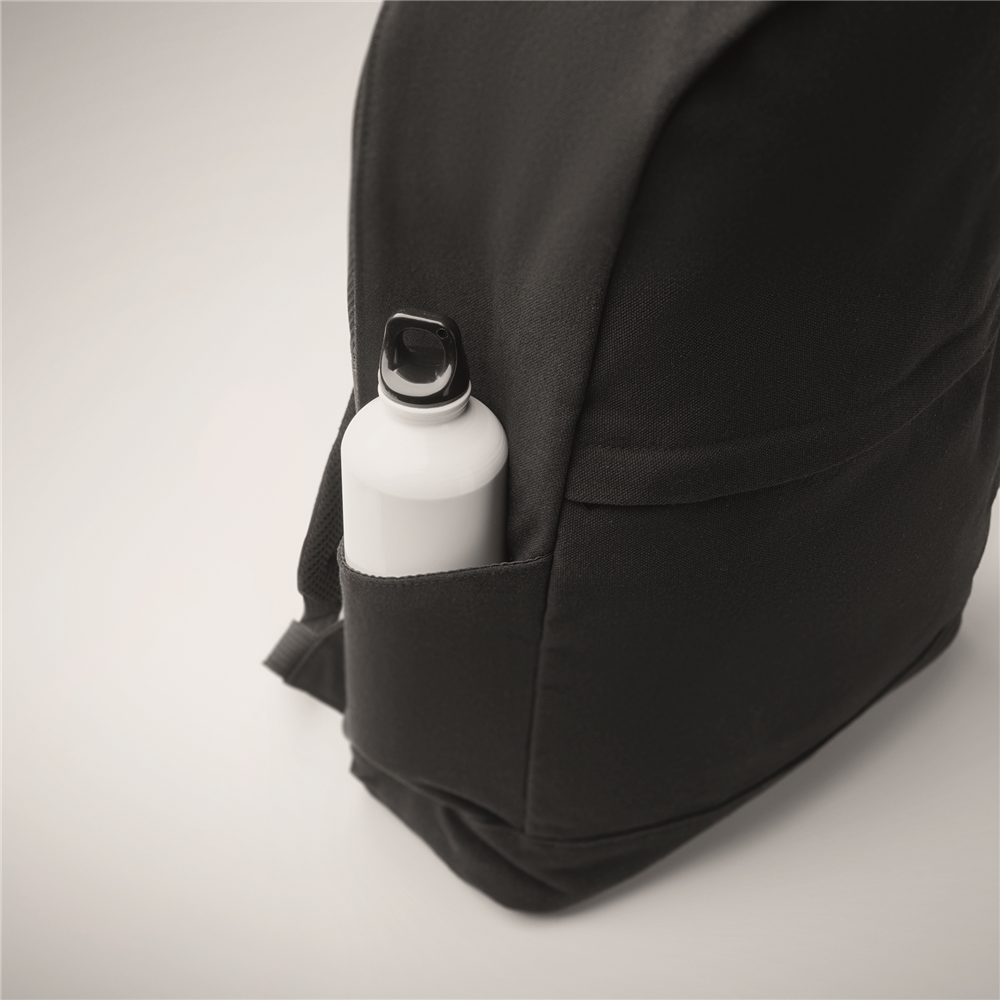 Recycled Cotton Laptop Backpack_BLACK_DETAILEDIMAGE_back_5