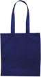 Premium colored cotton tote bag_BLUE_front