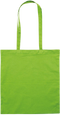 Premium colored cotton tote bag_LIME_front