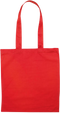 Premium colored cotton tote bag_RED_front