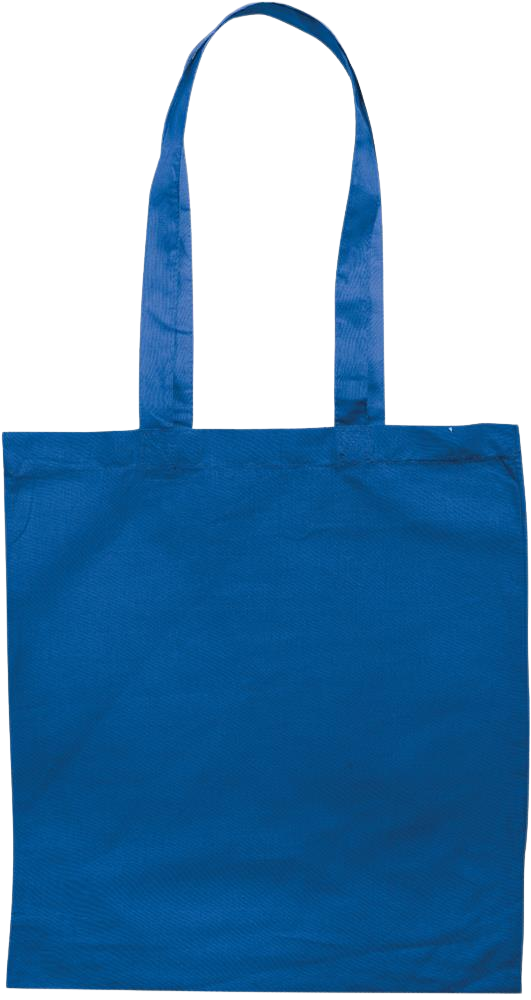 Premium colored cotton tote bag_ROYAL BLUE_front