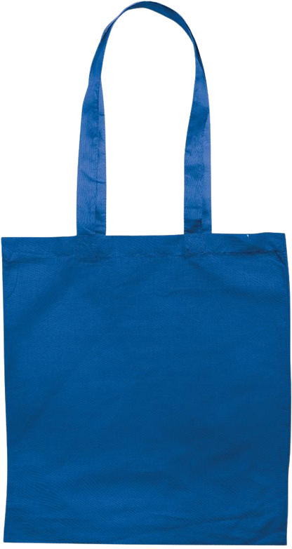 Premium colored cotton tote bag_ROYAL BLUE_front
