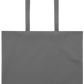 Premium colored cotton tote bag_STONE GREY_front