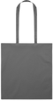 Premium colored cotton tote bag_STONE GREY_front