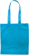 Premium colored cotton tote bag_TURQUOISE_front