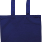 Premium colored cotton tote bag_BLUE_back