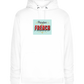 Pardon My French Design - Premium unisex hoodie_WHITE_front