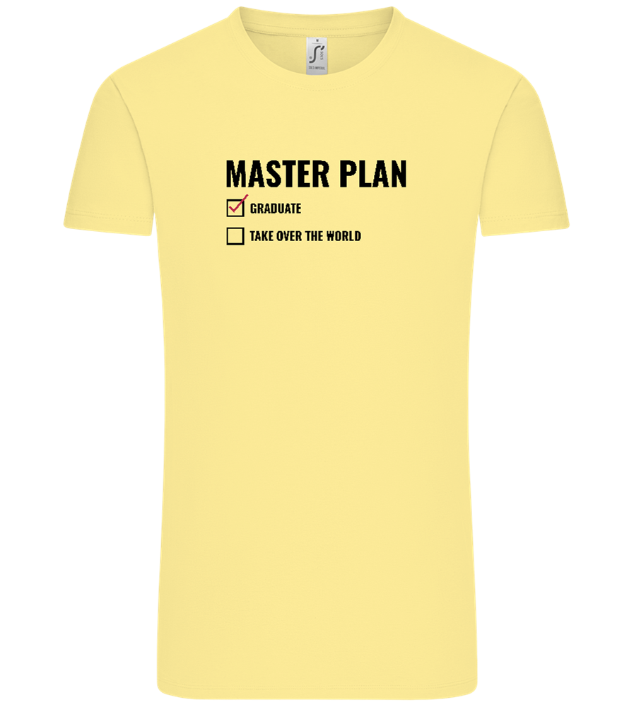 Master Plan Design - Comfort Unisex T-Shirt_AMARELO CLARO_front
