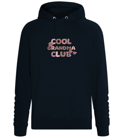 Cool Grandma Club 2 Design - Comfort unisex hoodie_BLACK_front