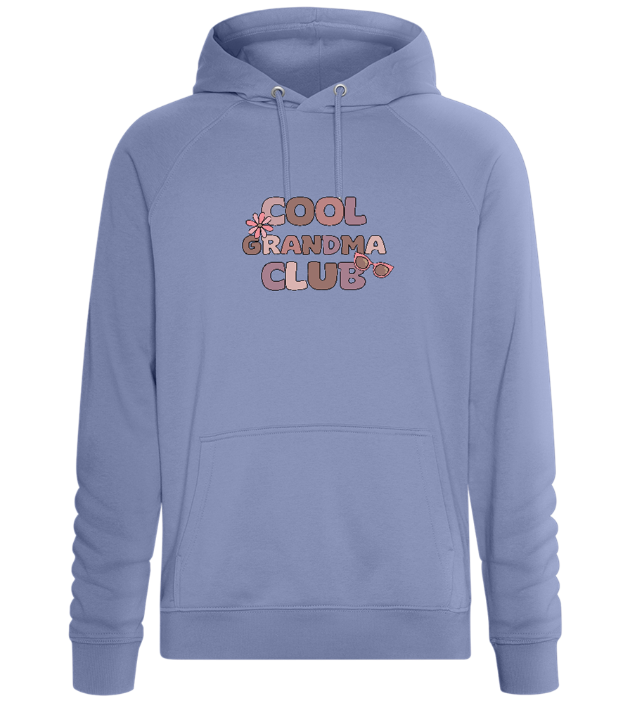 Cool Grandma Club 2 Design - Comfort unisex hoodie_BLUE_front