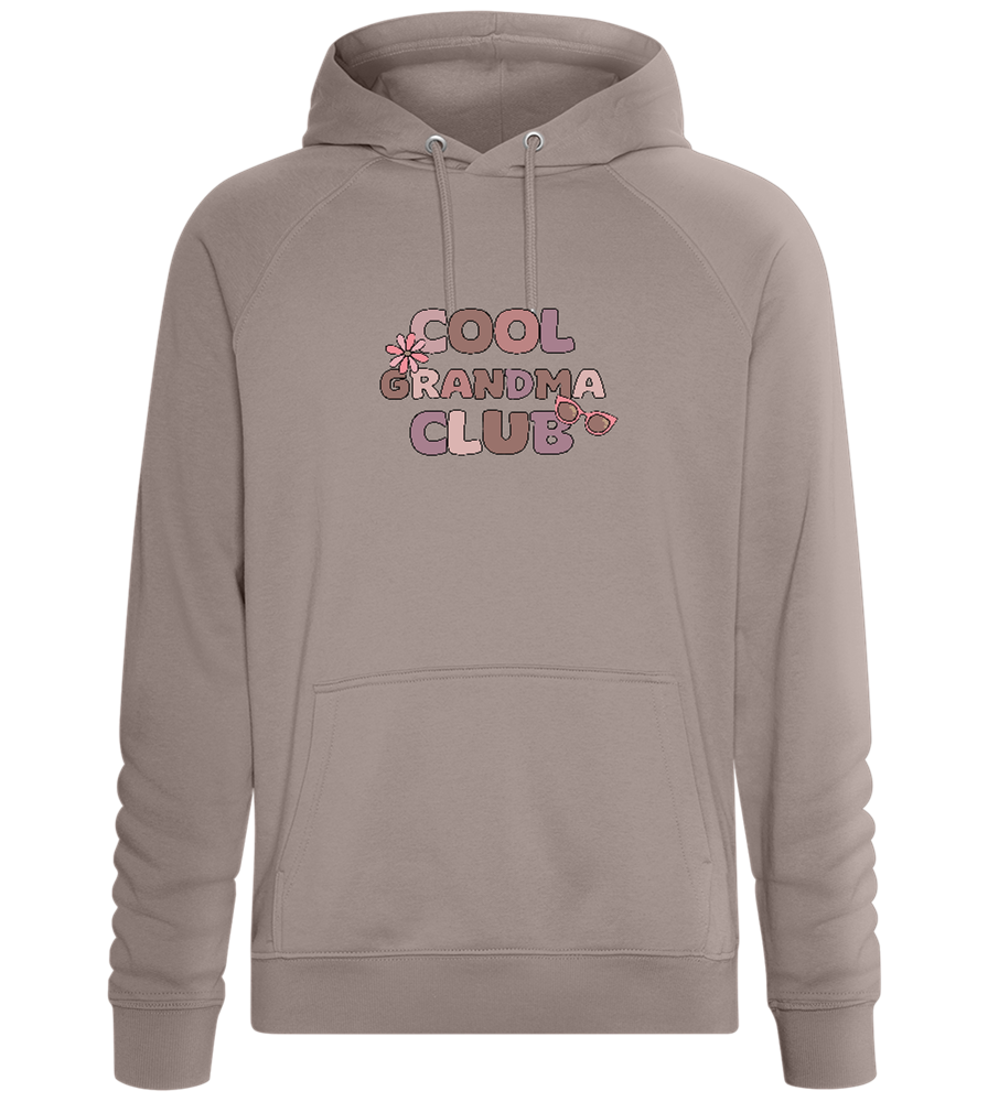 Cool Grandma Club 2 Design - Comfort unisex hoodie_CHARCOAL CHIN_front