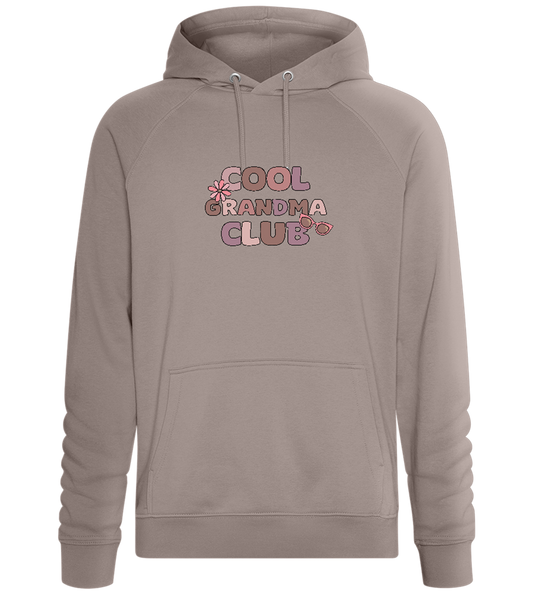 Cool Grandma Club 2 Design - Comfort unisex hoodie_CHARCOAL CHIN_front