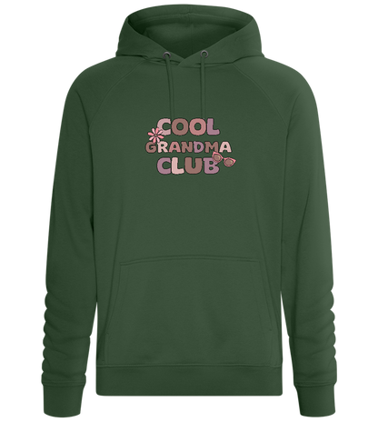 Cool Grandma Club 2 Design - Comfort unisex hoodie_GREEN BOTTLE_front