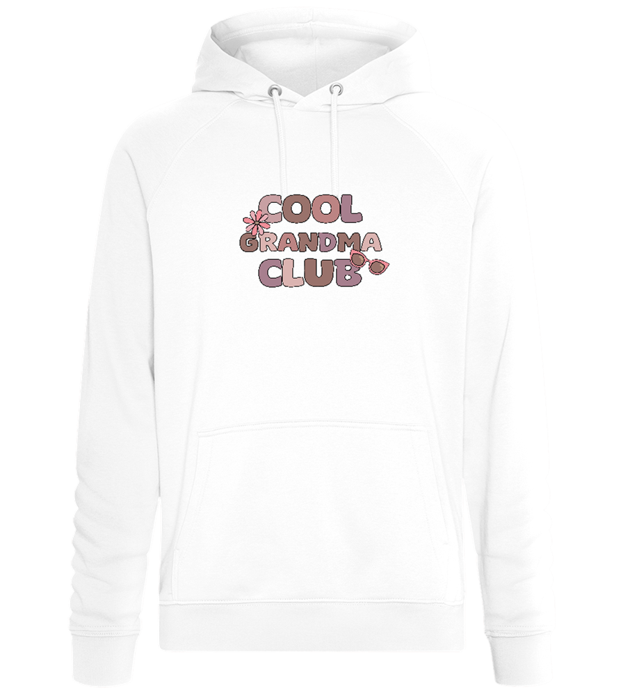 Cool Grandma Club 2 Design - Comfort unisex hoodie_WHITE_front