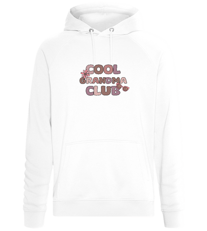 Cool Grandma Club 2 Design - Comfort unisex hoodie_WHITE_front