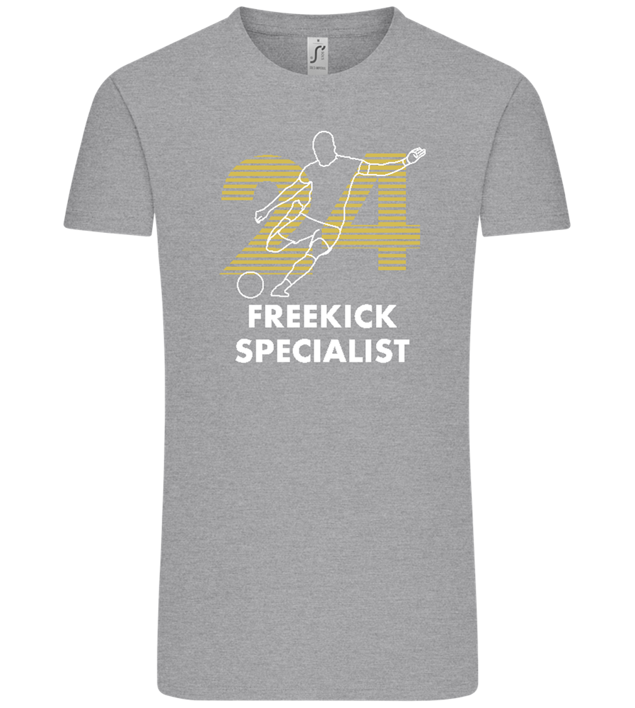 Freekick Specialist Design - Comfort Unisex T-Shirt_ORION GREY_front