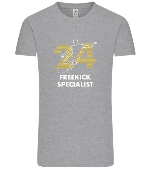 Freekick Specialist Design - Comfort Unisex T-Shirt_ORION GREY_front