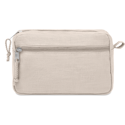 Hemp Toiletry Bag_BEIGE_front