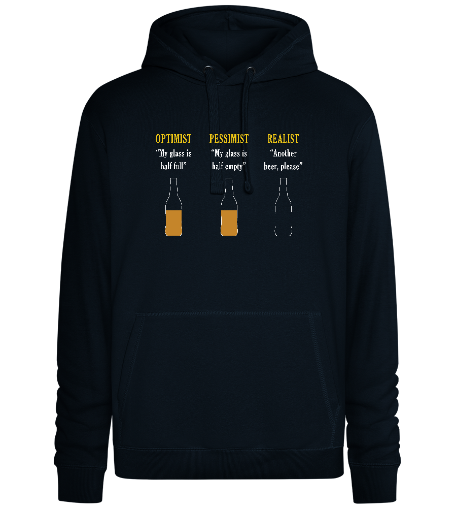 Characteristics Beer Design - Premium unisex hoodie_BLACK_front