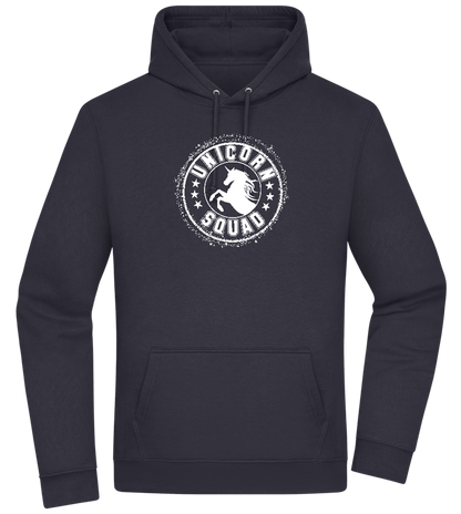 Unicorn Squad Logo Design - Premium Essential Unisex Hoodie_FRENCH NAVY_front