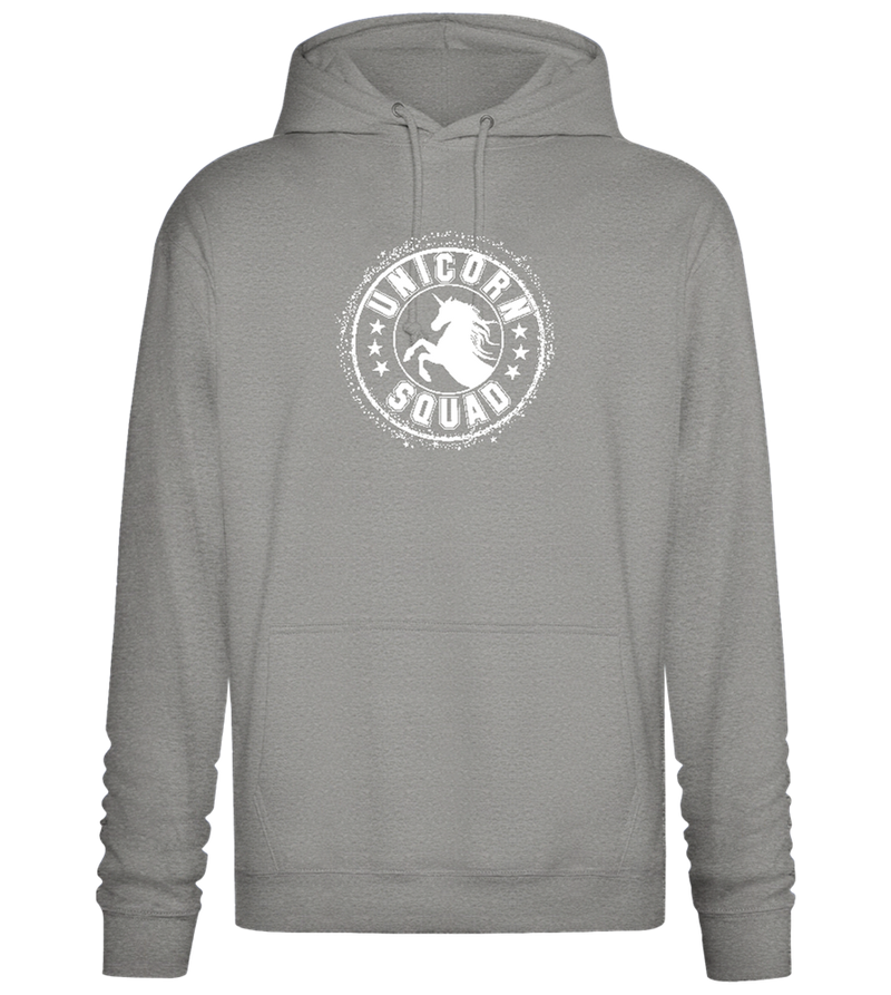 Unicorn Squad Logo Design - Premium Essential Unisex Hoodie_ORION GREY II_front