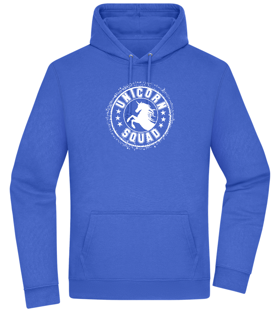 Unicorn Squad Logo Design - Premium Essential Unisex Hoodie_ROYAL_front