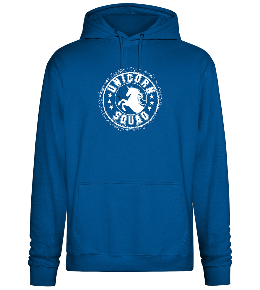 Unicorn Squad Logo Design - Premium Essential Unisex Hoodie_ROYAL_front