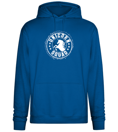 Unicorn Squad Logo Design - Premium Essential Unisex Hoodie_ROYAL_front