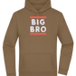 Big Bro Text Design - Premium Essential Unisex Hoodie_ARMY_front