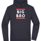 Big Bro Text Design - Premium Essential Unisex Hoodie_FRENCH NAVY_front