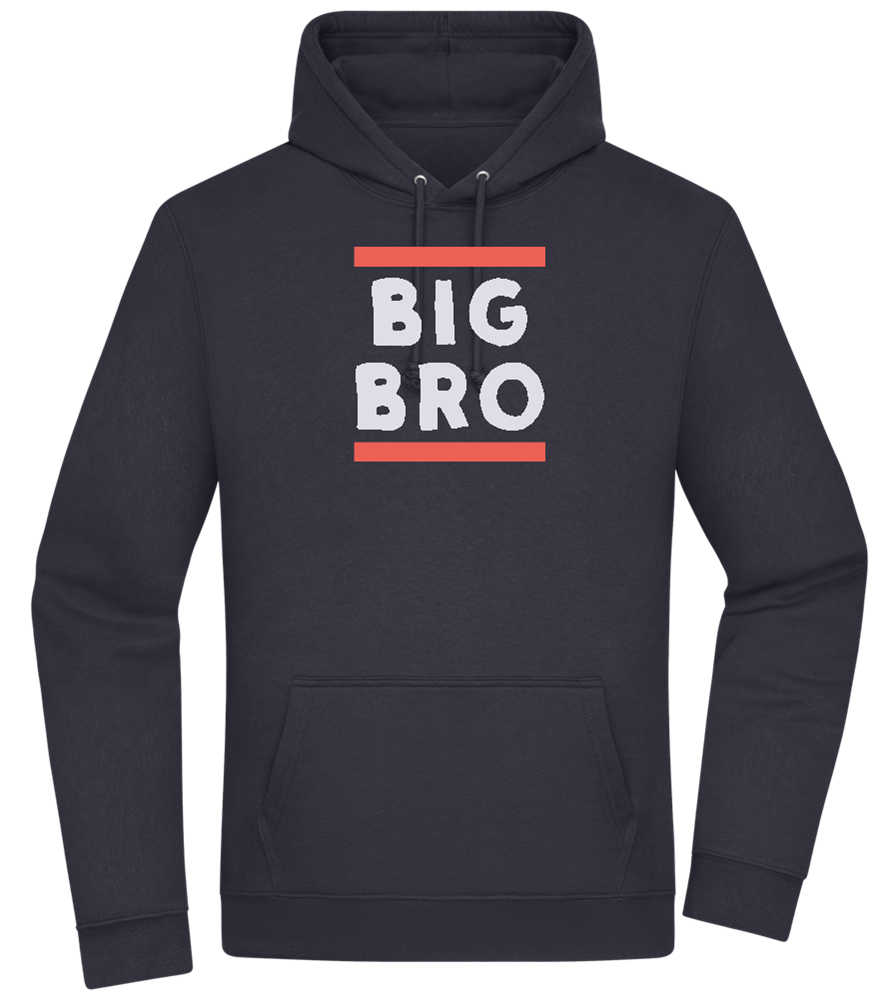 Big Bro Text Design - Premium Essential Unisex Hoodie_FRENCH NAVY_front