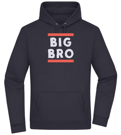 Big Bro Text Design - Premium Essential Unisex Hoodie_FRENCH NAVY_front