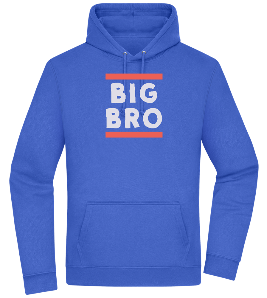 Big Bro Text Design - Premium Essential Unisex Hoodie_ROYAL_front