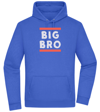 Big Bro Text Design - Premium Essential Unisex Hoodie_ROYAL_front