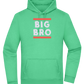 Big Bro Text Design - Premium Essential Unisex Hoodie_SPRING GREEN_front