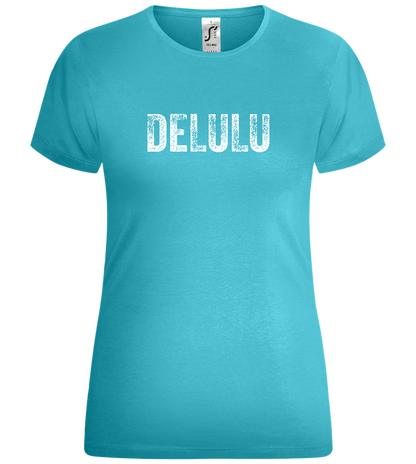 Delulu Design - Comfort women's t-shirt_HAWAIIAN OCEAN_front