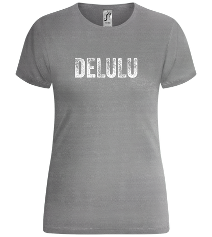 Delulu Design - Comfort women's t-shirt_ORION GREY_front