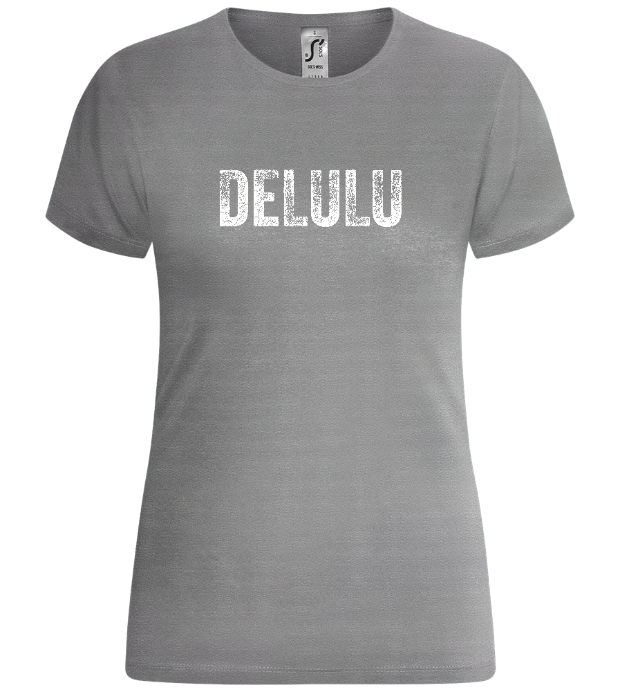 Delulu Design - Comfort women's t-shirt_ORION GREY_front