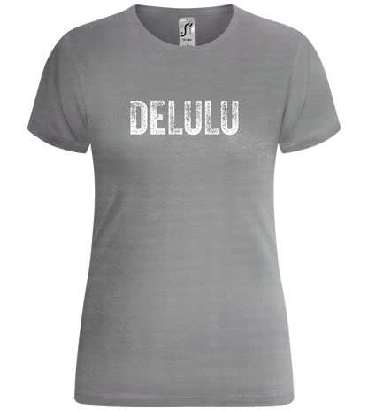 Delulu Design - Comfort women's t-shirt_ORION GREY_front