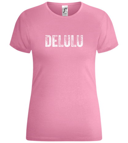 Delulu Design - Comfort women's t-shirt_PINK ORCHID_front