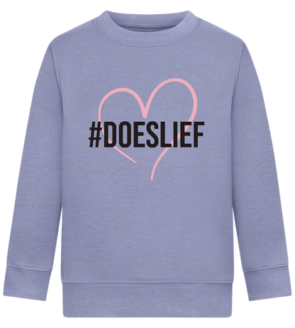 Doeslief Hartje Design - Comfort Kids Sweater_BLUE_front