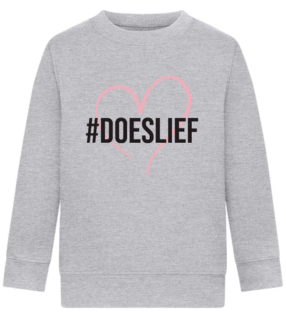 Doeslief Hartje Design - Comfort Kids Sweater_ORION GREY II_front